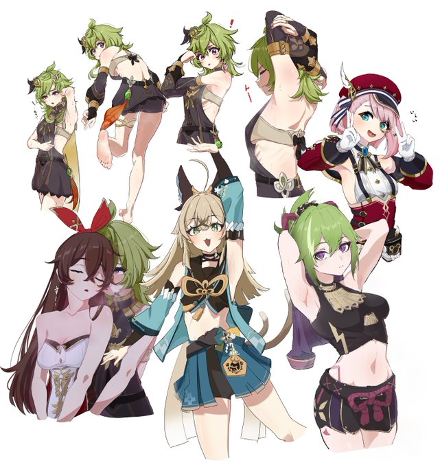 上げてないのも入ってるけど結構描いた

#原神 #Genshinlmpact #今月描いた絵を晒そう 