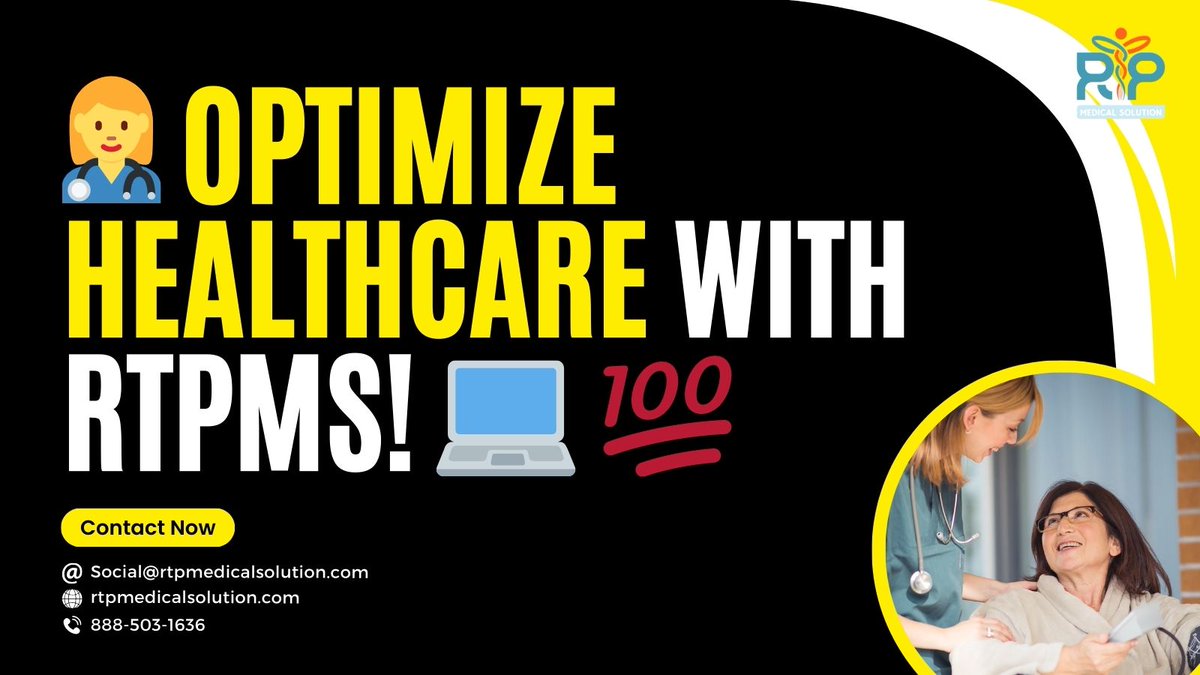 medical_rtp's tweet image. Revolutionize your healthcare practice in Orlando with RTP Medical Solution&apos;s practice management software. Say goodbye to inefficiencies and hello to improved patient care. Don&apos;t wait, stay ahead of the game with RTPMS. 

#PracticeManagementSoftware
#RTPMedicalSolution