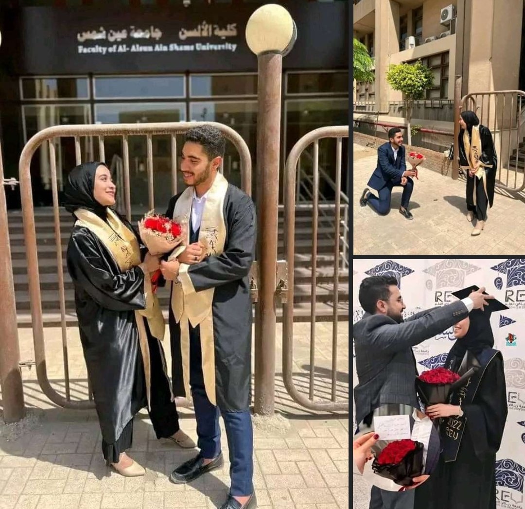 "يا ضيعةَ العُمرِ إذا حلَّ التخرُّجُ قبل أن نجدَ مَن يُهادينا فيه الوردَ!"♥.