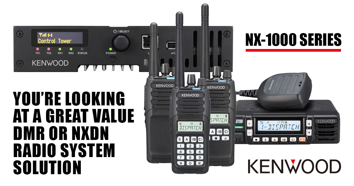 Kenwood_Comms's tweet photo. Setting up a new single-site #DMR or #NEXEDGE #NXDN digital #radiocommunication system? Then look into the NX-1000 Series for a wealth of advanced #productivity and #workersafety features and performance beyond its #entrylevel price. Look closer at https://t.co/RgkppvaYTL https://t.co/Pyjc8vpK6l