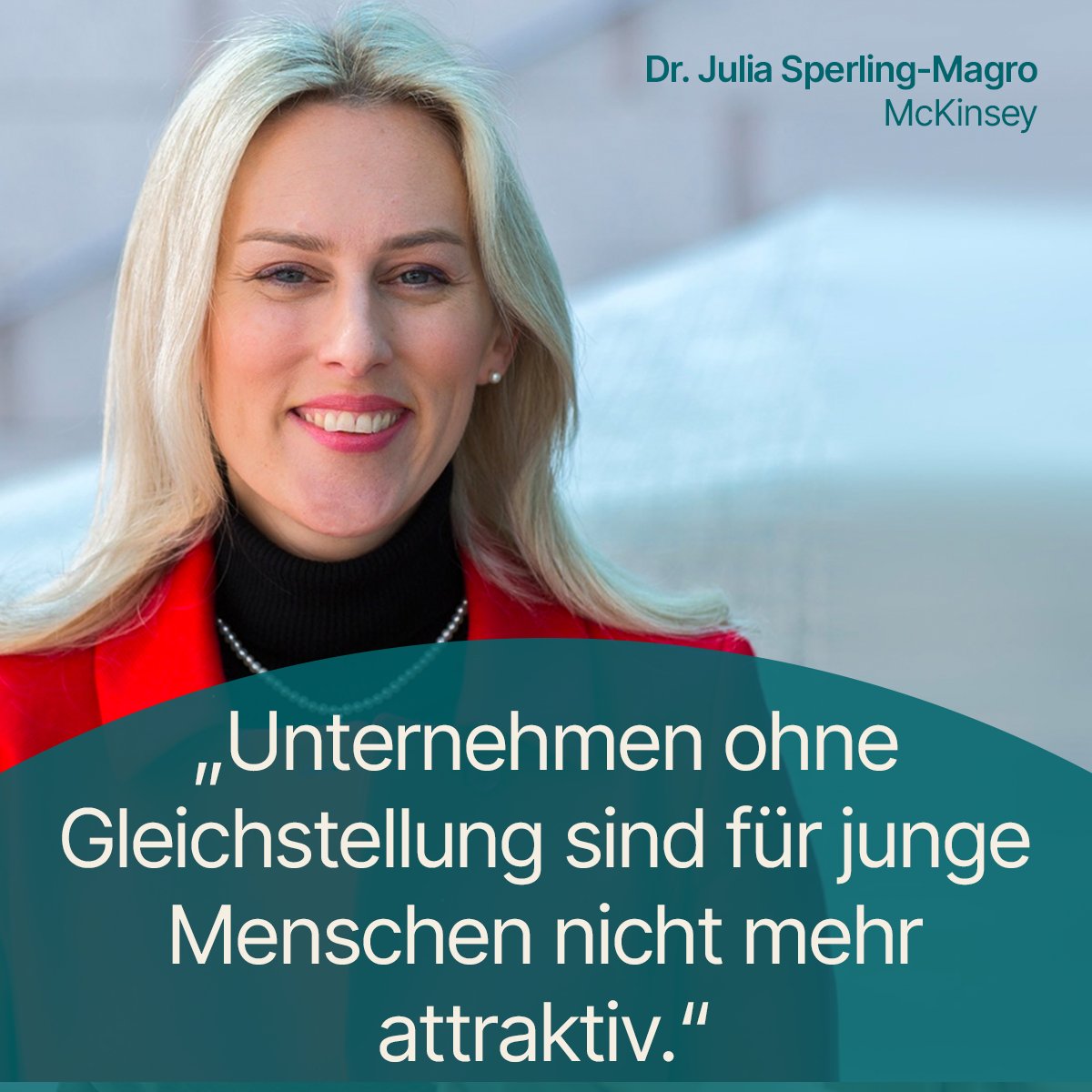 Der Fachkräftemangel muss zum Umdenken führen! Denn aktuell gilt: Unternehmen ohne Gleichstellung sind für junge Menschen nicht mehr attraktiv.⁠
⁠
#Fachkräftemangel #Chancengerechtigkeit #Vermächtnisstudie