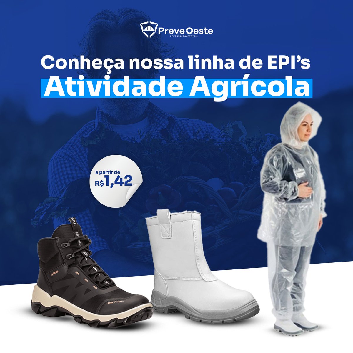 preveoeste_epis's tweet image. Conheça os melhores produtos para Agricultura e Produção Rural, aqui na PreveOeste. Possuímos os melhores Equipamentos para garantir a segurança com preços imperdíveis e entrega em todo o Brasil.🇧🇷🚚

#Agricultura #ProdutorRural #EPIsParaAgricultura #Segurança #Equipamentos
