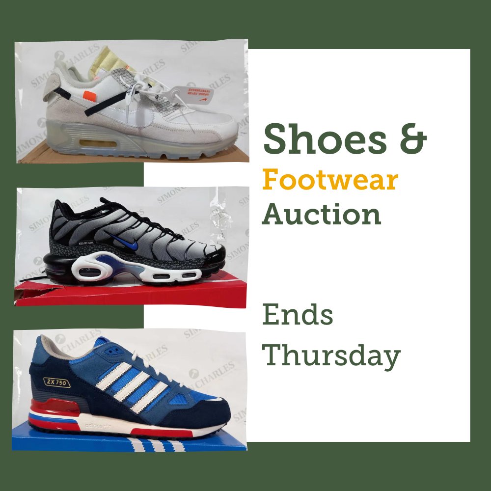 Step into style with our shoe auction ending this Thursday! Don't miss out on this opportunity to step up your shoe game!

Follow this link for more!! ----> loom.ly/cUQ5fo0

#designershoes #auction #highfashion #biddingwar #onlineauction #adidas #nike #newbalence