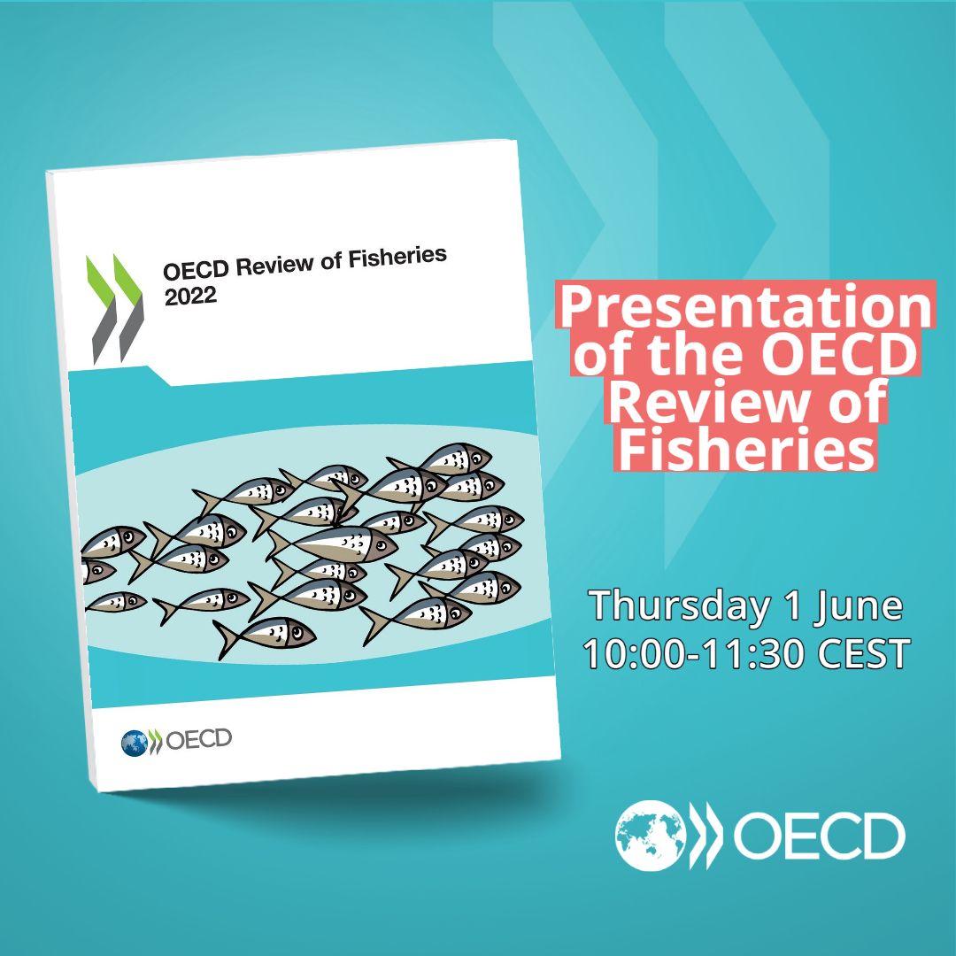 OECDagriculture's tweet photo. Join us on Thurs 1 June for a presentation of the OECD Review of Fisheries at the @WTO 🐟
🗓️ The event takes place from 10:00-11:30 CEST and is hosted by the WTO Permanent Missions of Australia & New Zealand + the OECD.
Tune in live 📽️➡️ https://t.co/FX3KsI3kRw #OECDFishReview https://t.co/Mx29QA8nyo