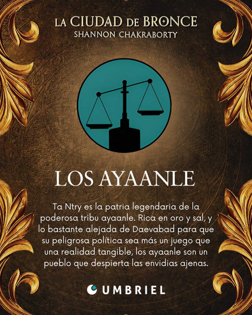 👉LOS AYAANLE

#LaCiudadDeBronce #ShannonChakraborty