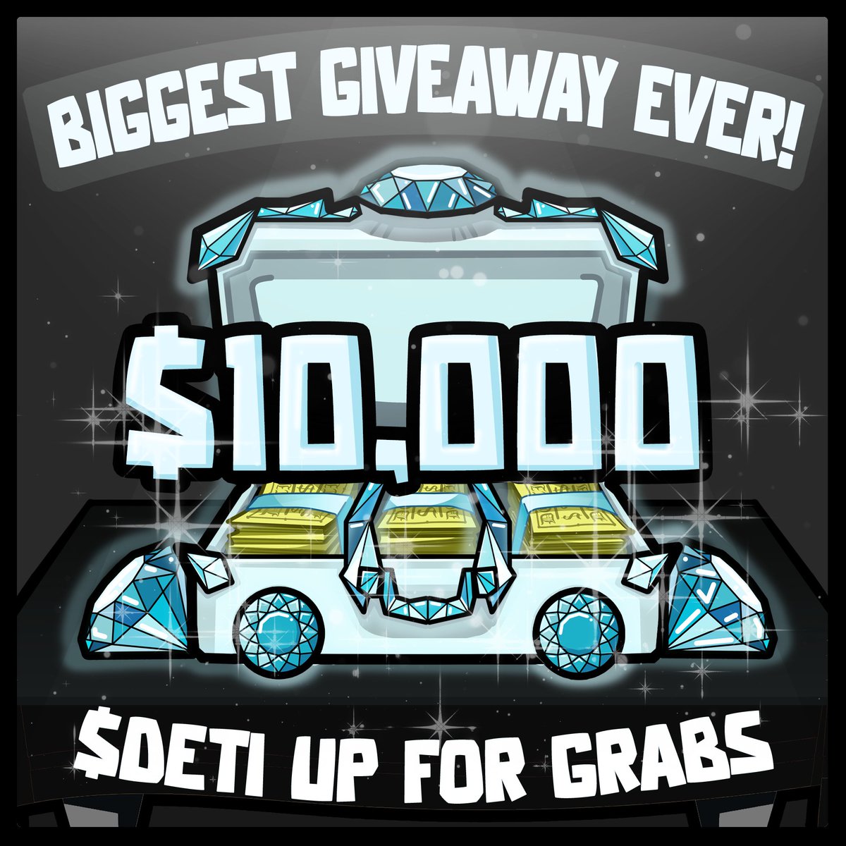 Don't forget, our $10,000 #CryptoGiveaway is live

Buy $100 worth of $DETI to be in with a chance of winning

RT if you have over $100 worth of tokens!