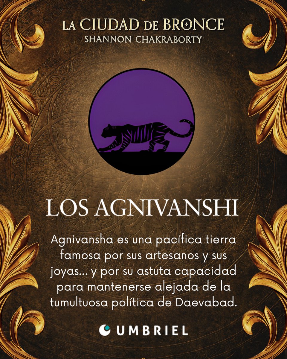 👉LOS AGNIVANSHI

#LaCiudadDeBronce #ShannonChakraborty