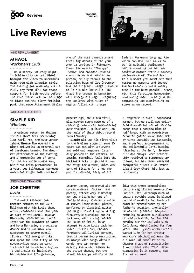 theGOOdublin's tweet photo. LIVE REVIEWS!
@mhaolmusic @simplekidstuff @lukehowardmusic @FREESTATENOVA @FirstAndCoach @RobHeronTeaPad @Borisheavyrocks @jeffreylewisand @amarofreitas #movingstill #joechester
#dublingigs https://t.co/G2Zni9IMnf