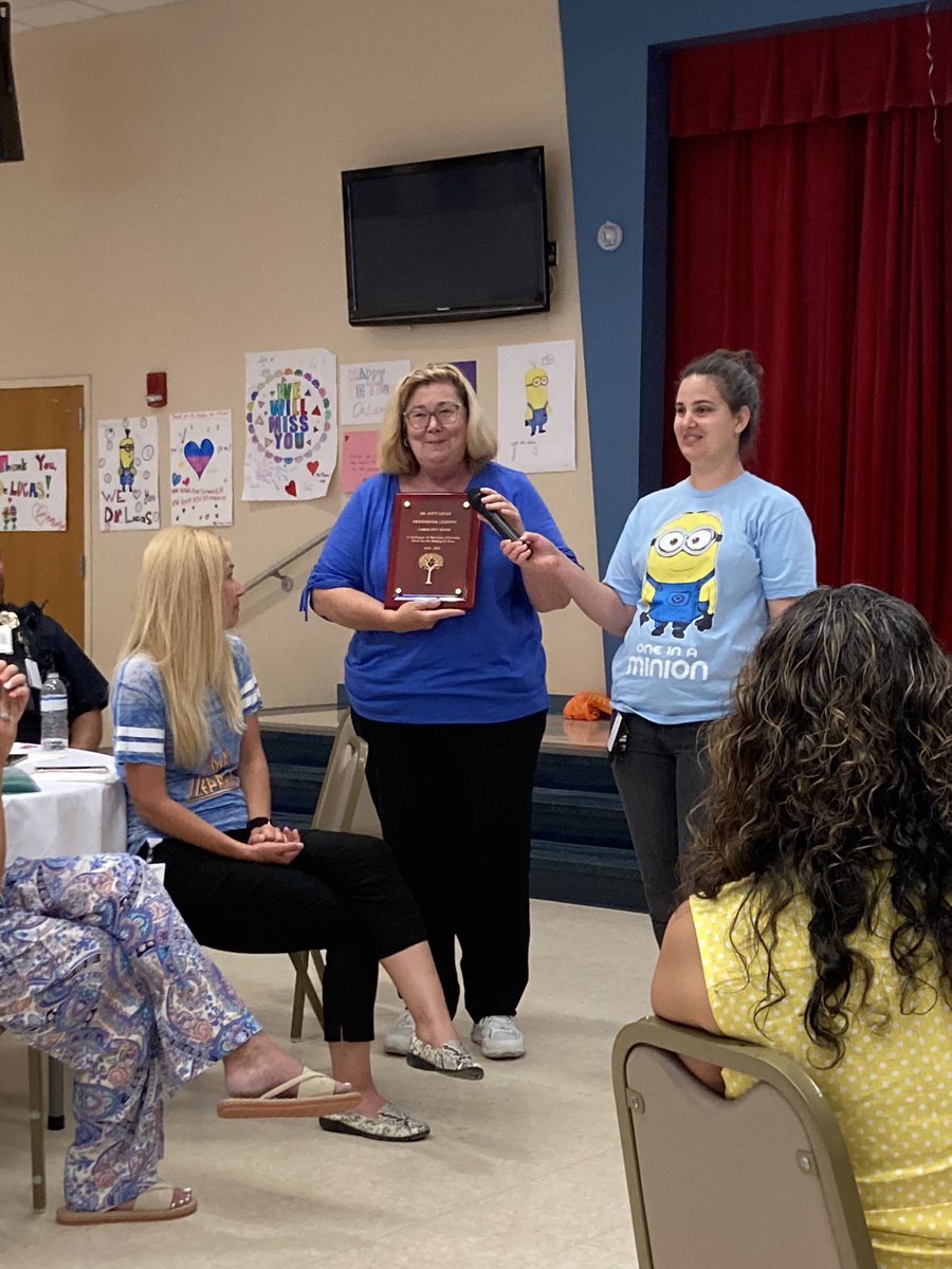 MistyBauer20's tweet photo. We celebrated the most remarkable leader today. Our principal, Dr. Lucas is retiring and our staff showered her with love. Because we knew her we have been changed for good! @KenlynnDalton @PattiLucas11 
@AshleySchutt2 @APJenGeorge https://t.co/cnnH7KD7Vq