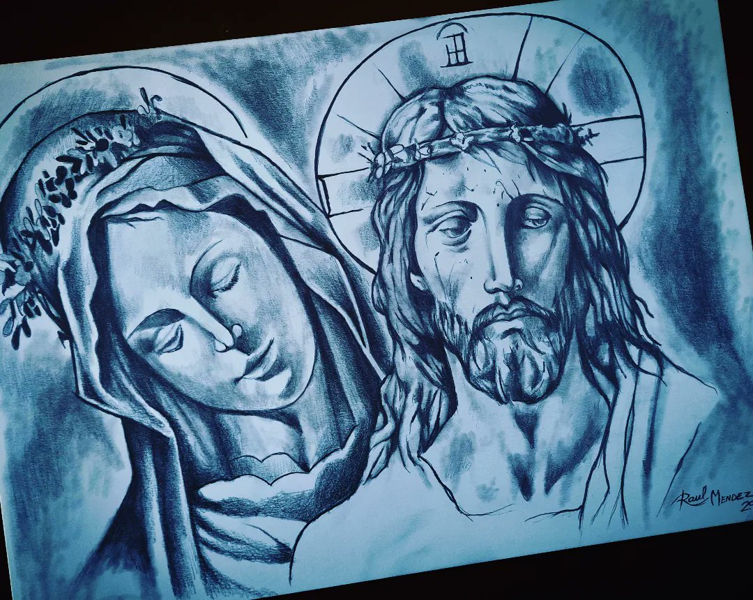 🇻🇦🇻🇦🇻🇦 Grafito sobre papel Canson de 180 gramos,  formato DIN-A3. 
🇻🇦🇻🇦🇻🇦 Mas trabajos en aembarcar.tumblr.com 
#JESUS #JesusChrist #JesusIsComingSoon #JESUSSaves #JesusIsLord #JesusRevolution #jesuslovesyou #JesusViveEsAmorYVidaE #VirgenMaría #VIRGEN