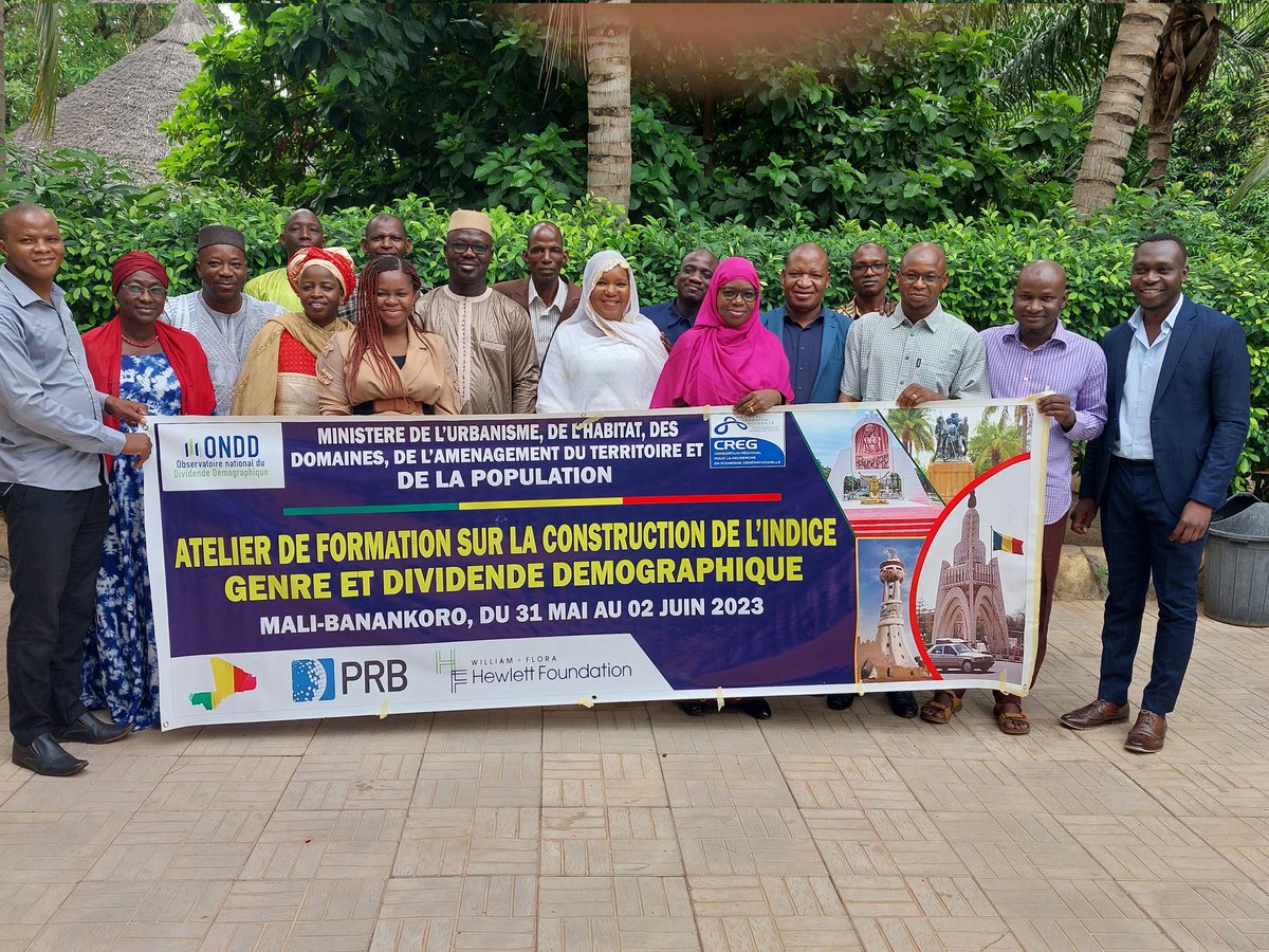 L'ONDD en collaboration avec CREG renforce les capacités des experts maliens sur la construction de l'indice Genre et Dividende Démographique (GDDI) qui se déroule au centre DIAMCIS