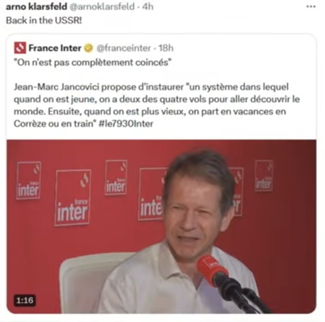 Rubis34762605's tweet photo. 🟧 La DOXA nous a ENVOYÉ un MESSIE #JeanMarcJancovici.

Ce n'est pas le militant qui parle,
c'est le "scientifique",
le vulgarisateur,
celui qui se veut factuel, BIEN SÛR,
qui fait des conférences pour les petites têtes blondes de Sciences Po et de Polytechnique.
>LE MANIPULATEUR https://t.co/58ihMXo15G