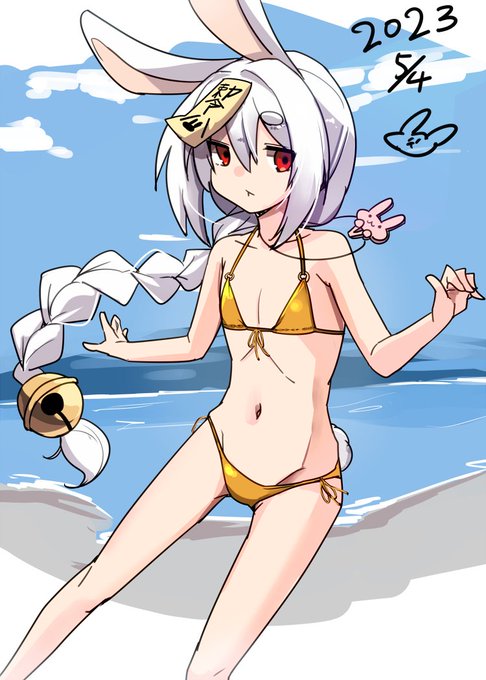 そうだね、水着の時季だもんね。 #今月描いた絵を晒そう 