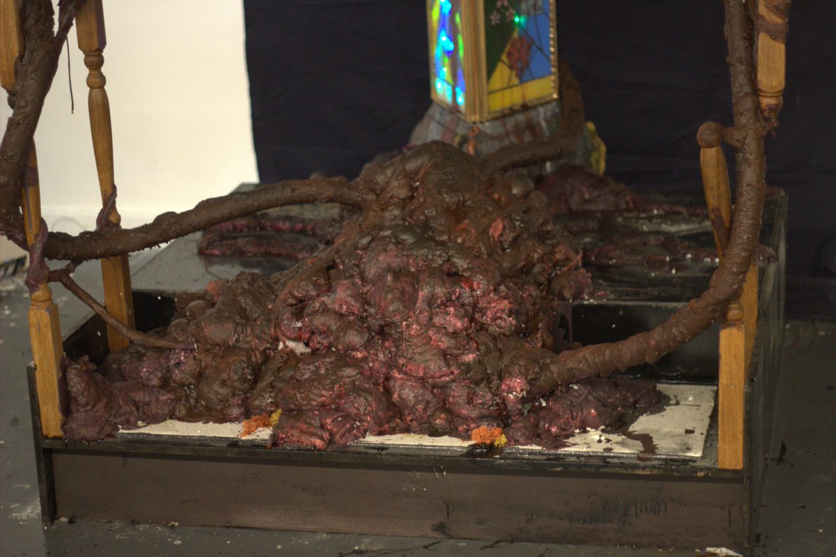 JStringster's tweet photo. The final submission pics for my final piece on my Tech Arts course, an absolutely delight to work on and make disgustingly visceral https://t.co/rD4H63YL37