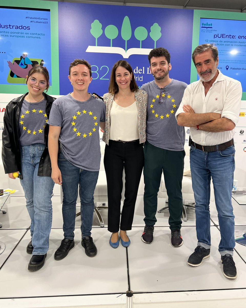 MIRAENESPANA's tweet photo. ¡Participamos en la feria del libro de Madrid! 
Estuvimos este fin de semana explicando todo sobre la Iniciativa Ciudadana Europea, a través de dinámicas, las personas nos dieron su opinión y conocieron como participar en los asuntos europeos #EUTakeTheInitiative
🇪🇺🇪🇺🇪🇺 https://t.co/gGjryRnsUF