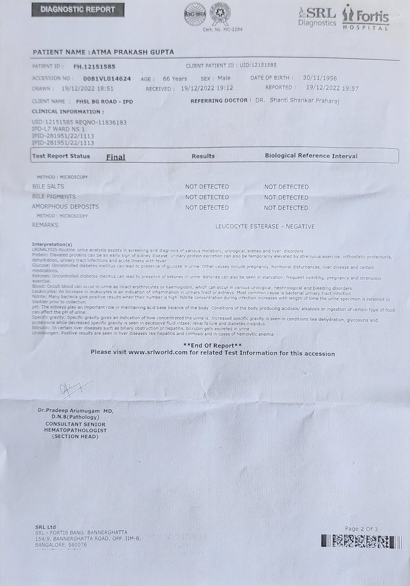 Mrinalgpt's tweet photo. @Niva_Bupa 
@jagograhakjago @consumerforum_ 
@forti
#NivaBupaScam
For claim 1212584 Medical team from Fortis clearly said no past history of CKD from 30yrs then why claim is getting rejected again ? Refer the attached letter with facts. It is unacceptable. https://t.co/kU5X9I5iBO