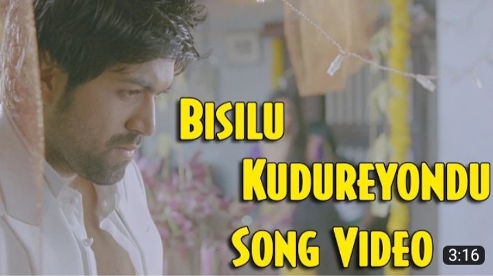 One Movie, Four Great Songs 

#googly #yash