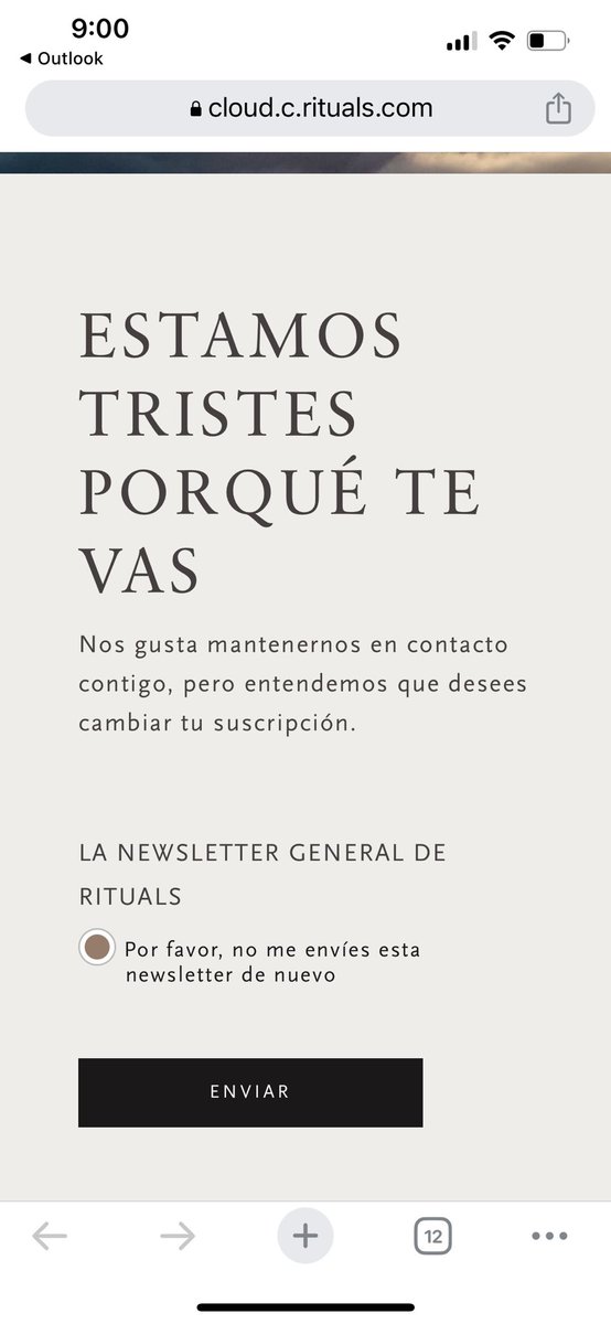 Uno de los motivos por los que siempre se debe contar con correctores.🙈

Esto me ha llegado al darme de baja del boletín (mejor que «newsletter») de una marca muy conocida.😅

#PonUnCorrectorEnTuVida #corrección #traducción