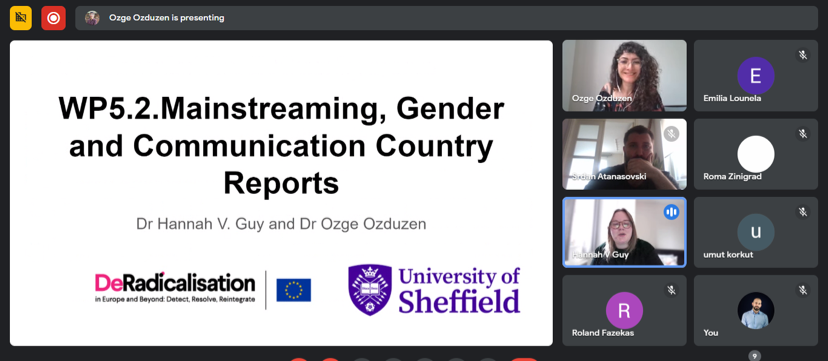 DRadProject's tweet image. ‼️ Happening Now! @ozgeozdu &amp;amp; @HannahVicG launching #DRad WP5.2 - Mainstreaming, Gender &amp;amp; Communication Country Reports. Exploring relations between soc. media platforms, hegemonic gender representation &amp;amp; #Radicalisation. @Bilgi_IR @AUP_CCDS @ConflictStudies @HEPPsinki @KCSSQKSS