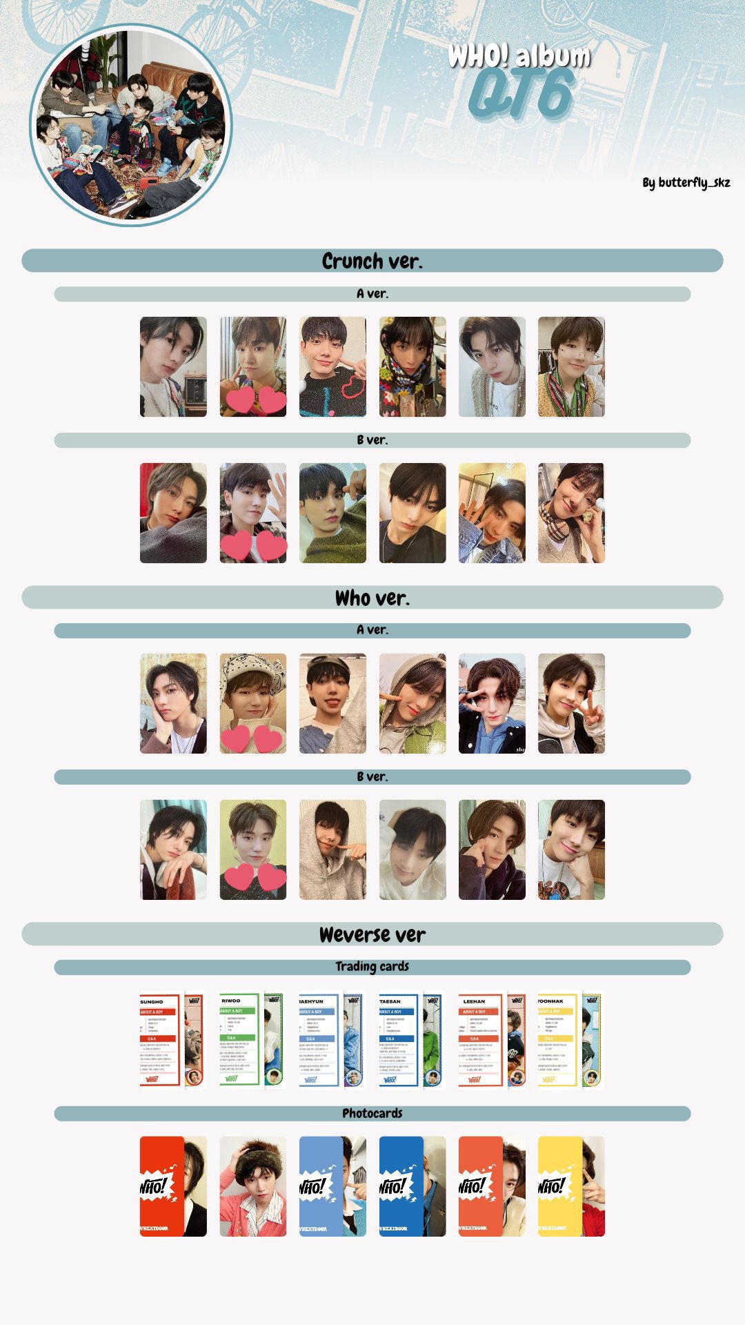 boynextdoor ラキドロ weverse ユニバ who why トレカ