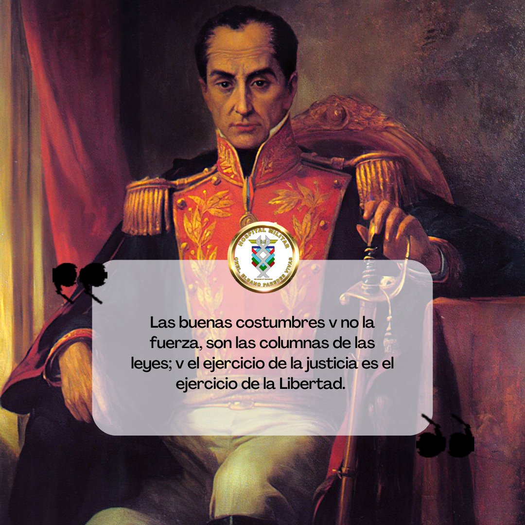 #31May || ✍️🇻🇪 #PensamientoBolivariano del Libertador Simón Bolívar:

#EncrucijadaDeSalud
#RedSanitariaMilitar
#DigesaludFANBCuidaTúSalud