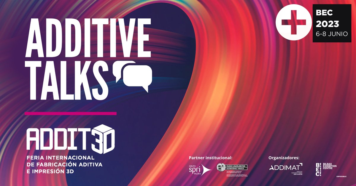 BEC_Bilbao's tweet photo. ✅ ¡Inscríbete ya en los ADDITIVE TALKS 2023!
El 6 de junio no pierdas esta oportunidad para aprender de los mejores, conocer a otros profesionales del 📌sector aditivo e impresión 3D y establecer nuevas conexiones. Regístrate hoy para asegurar tu plaza en las conferencias 👇 https://t.co/45ZbRKMYHO