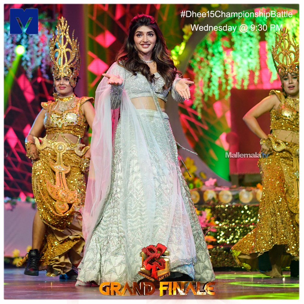mallemalatv's tweet photo. #SreeLeela #Dhee15ChampionshipBattle #Dhee15 #DheeGrandFinale #GrandFinale #dhee15finals https://t.co/WJckh0YgvZ