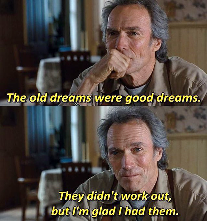 ReplicanteBueno's tweet photo. “Los viejos sueños eran buenos sueños. No se cumplieron, pero me alegro de haberlos tenido”.
🎞️ Los puentes de Madison
Clint Eastwood #BOTD 1930 https://t.co/yeUSS9C3jB
