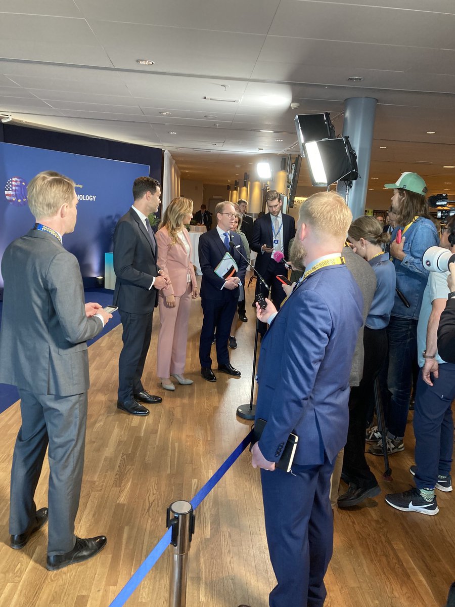 På TTC möte i Luleå. Stark laguppställning av statsråden. Nu ser vi fram emot förhandlingsresultatet👍