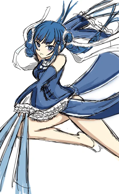 #なめこイラスト #マギレコ #純美雨