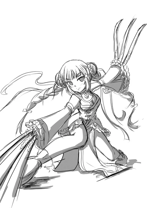 #なめこイラスト #マギレコ #純美雨