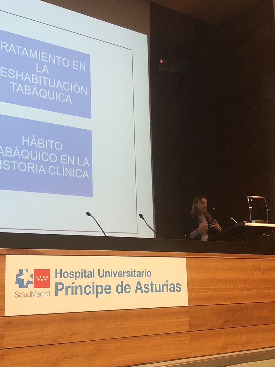 #alcaladehenares #neumologia #tabaco #hupa Sesión general en el hospital <a href="/lara_bravo/">LBQ</a> con motivo del día mundial sin tabaco