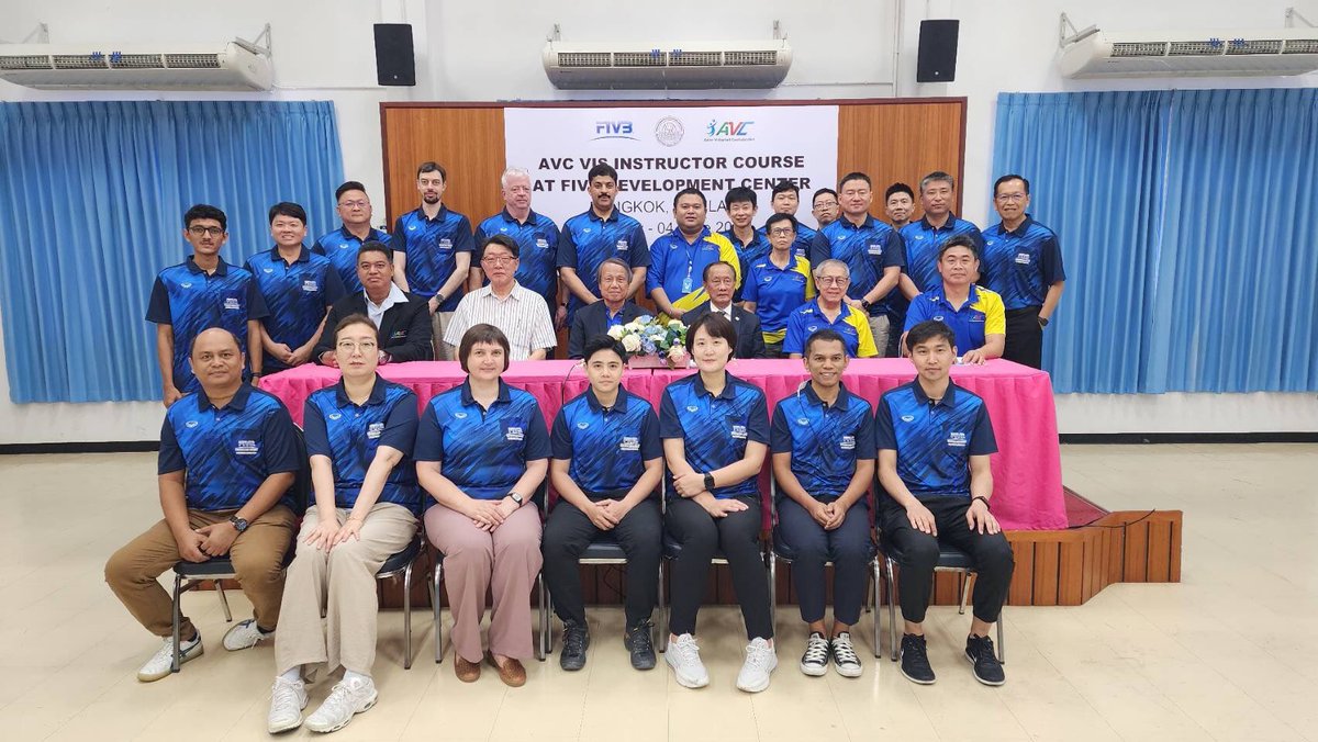 Asian Volleyball Confederation on Twitter "AVC VIS Instructor Course