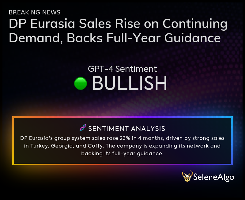 SeleneAlgo's tweet image. 🔥 Realtime AI News Scanner 🔥
🔗 marketwatch.com/story/dp-euras…
#DPEU $DPEU  #News #StockNews #Stocks #Sentiment #SentimentAnalysis