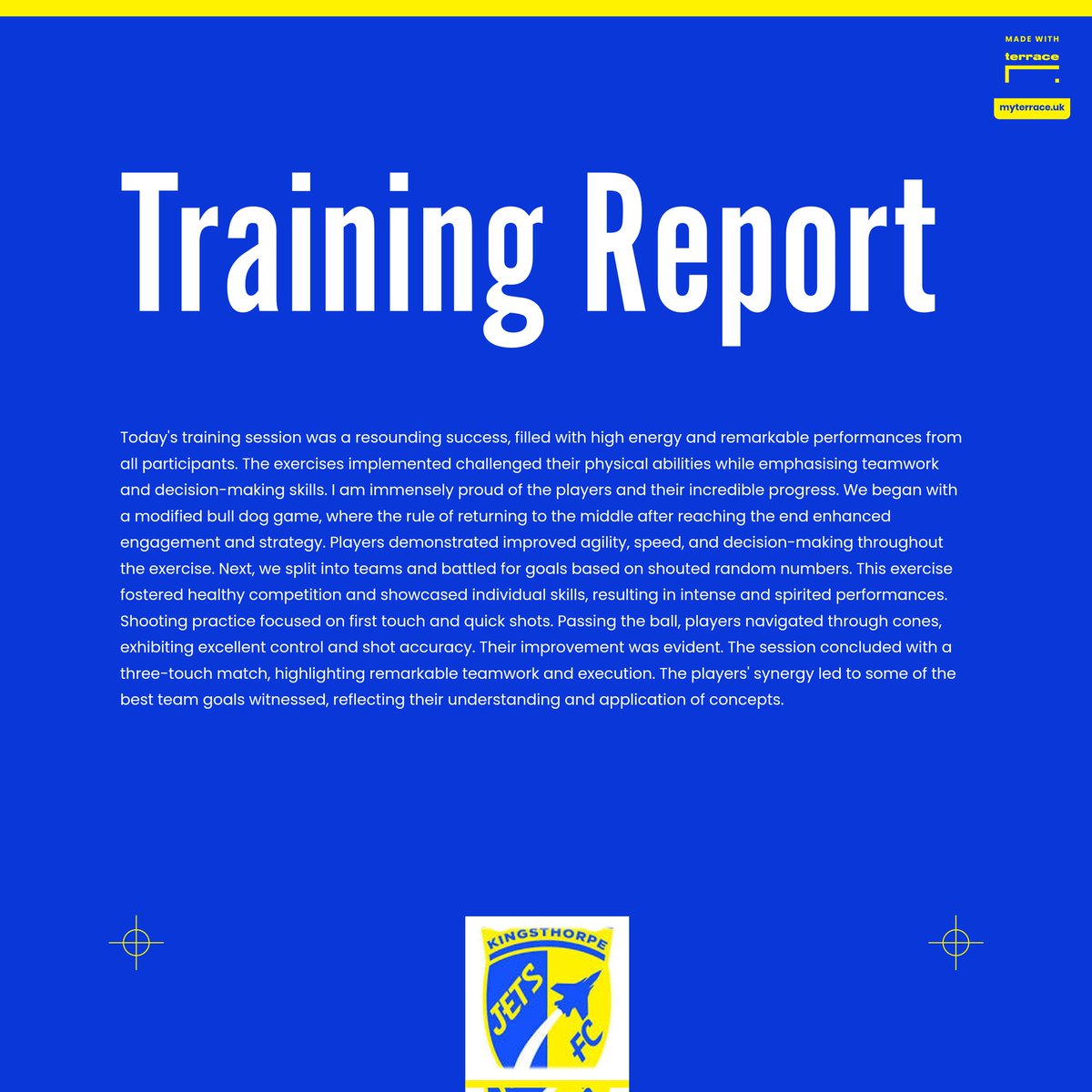 The boys who were at training, last night, worked incredibly hard and showed good progress. Well done all. 

#KingsthorpeJets #KingsthorpeJetsVipers #YouthFootball #Under9s #NDYAL #GrassrootsFootball @NorthantsFA #Football @kjyfc #WorkHard #EnjoyYourself #LoveTheGame #Training