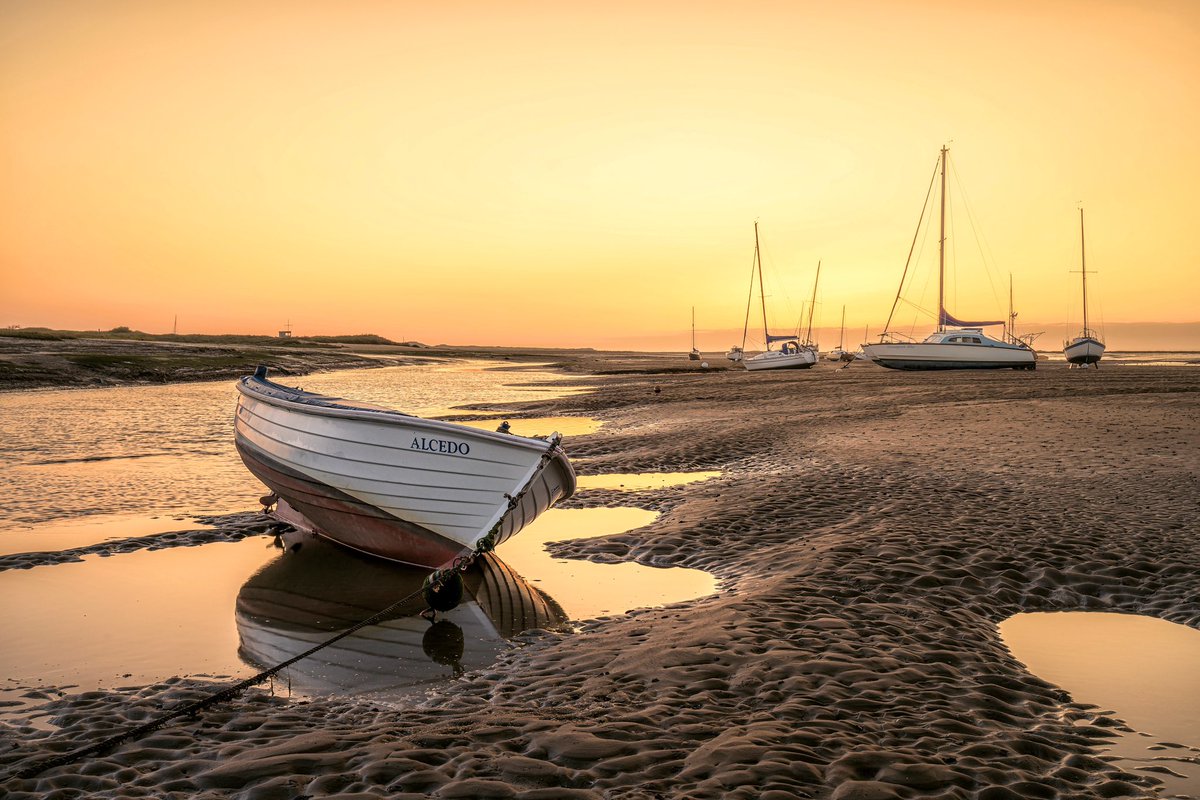 Sunrise on the east coast of England is early at this time of year, but it’s o so quiet.