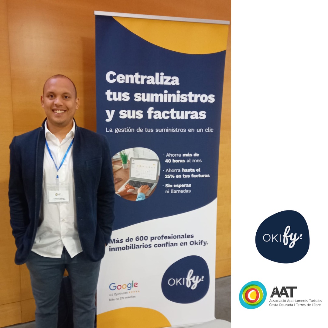 AATuristics's tweet photo. 🔸OKIfy, empresa col·laboradora a la #XJornadaTurismeAAT2023
Gestió de subministraments a un clic.
👉 Coneix-los a: https://t.co/8mjTv06y7i
@OKify
#turisme #tarragona #AAT #colaboracio #apartamentsturistics #junts #innovacio #salou https://t.co/sqbwyNoOcs