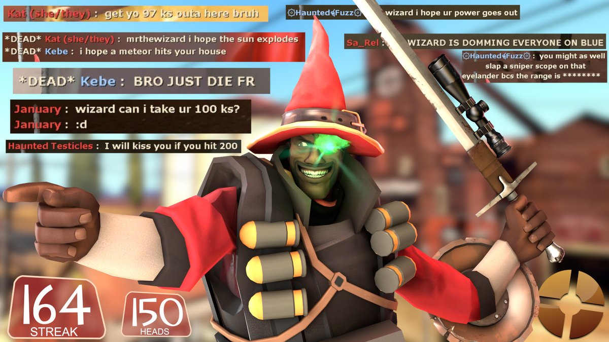 realmrthewizard's tweet photo. Another Demoknight TF2 makes his claim on the wild and mystical lands of 2Fort.
https://t.co/RNuBDashBs

Hommage to @TF2SolarLight
#TeamFortress2 https://t.co/2hHyQxw1V9