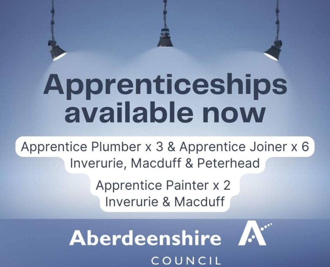 If you’ve left school and are looking to learn a trade, we have some Apprenticeship opportunities for you now 👉 bit.ly/3RUCOBF