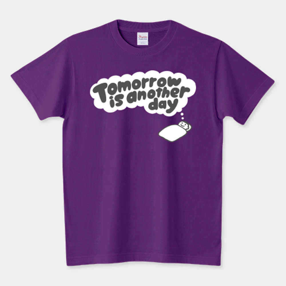 「新作Tシャツ「Tomorrow is another day」。おかげさまでTシ」|みずしな孝之「きりもやびより」5巻（最終巻）は4/21発売のイラスト
