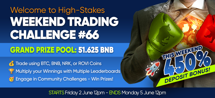 PlayTradeWinHQ's tweet image. Weekend Trading Challenge #66 ... ignites this Friday!💥

🔥 Supercharge your Account with a 450% Deposit Bonus!💰
🤑 Compete for a Piece of $15.8K in Prizes, inc Community Rewards!🥳
📢 Retweet to win 1/20 $50 prizes!🔥

Get Ready to Play, Trade &amp;amp; Win! 
#PTW #TradingChallenge