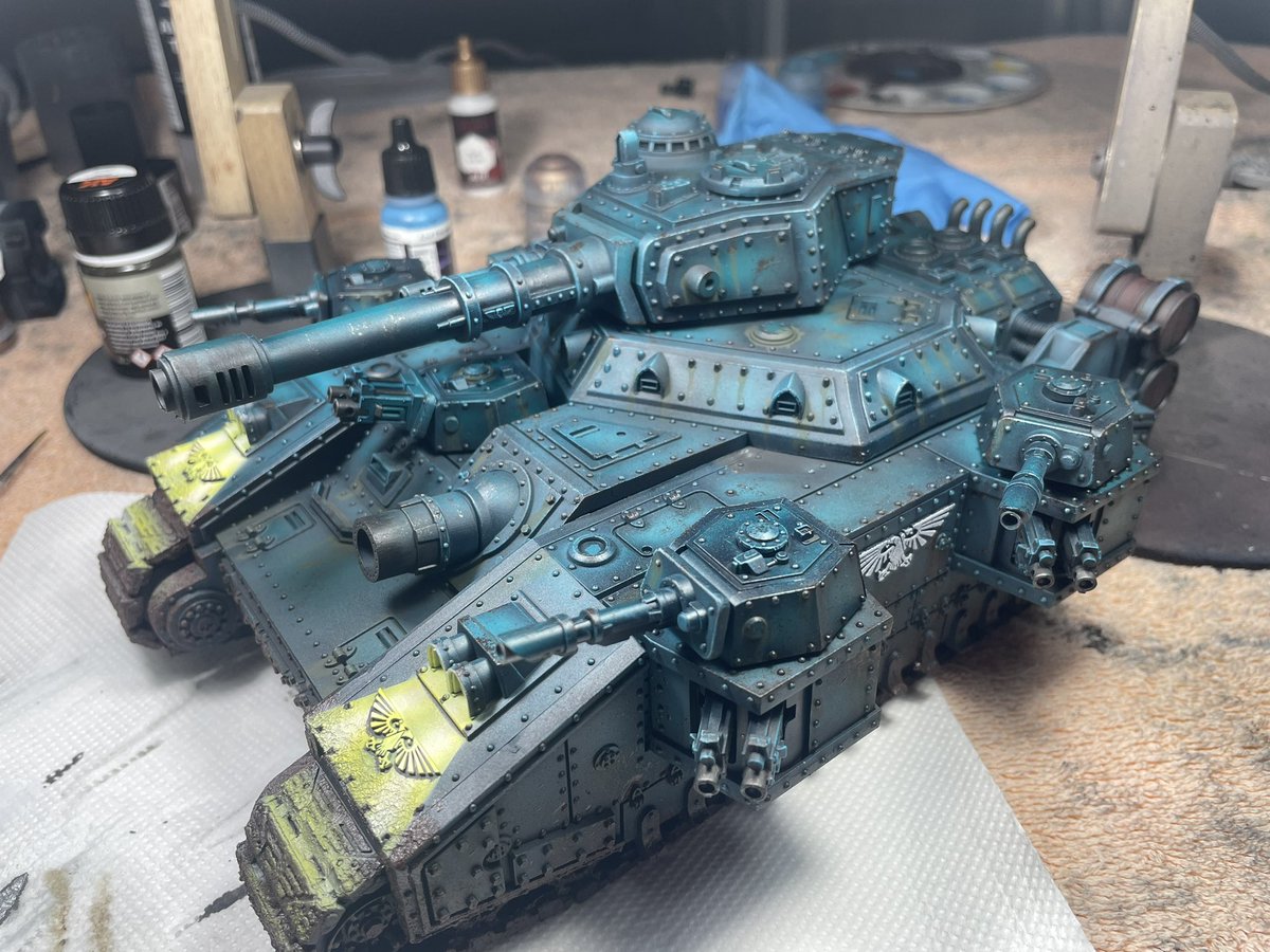 Finished the bane blade top, turned out good enough. #PaintingWarhammer #WarhammerCommunity #warhammer40000