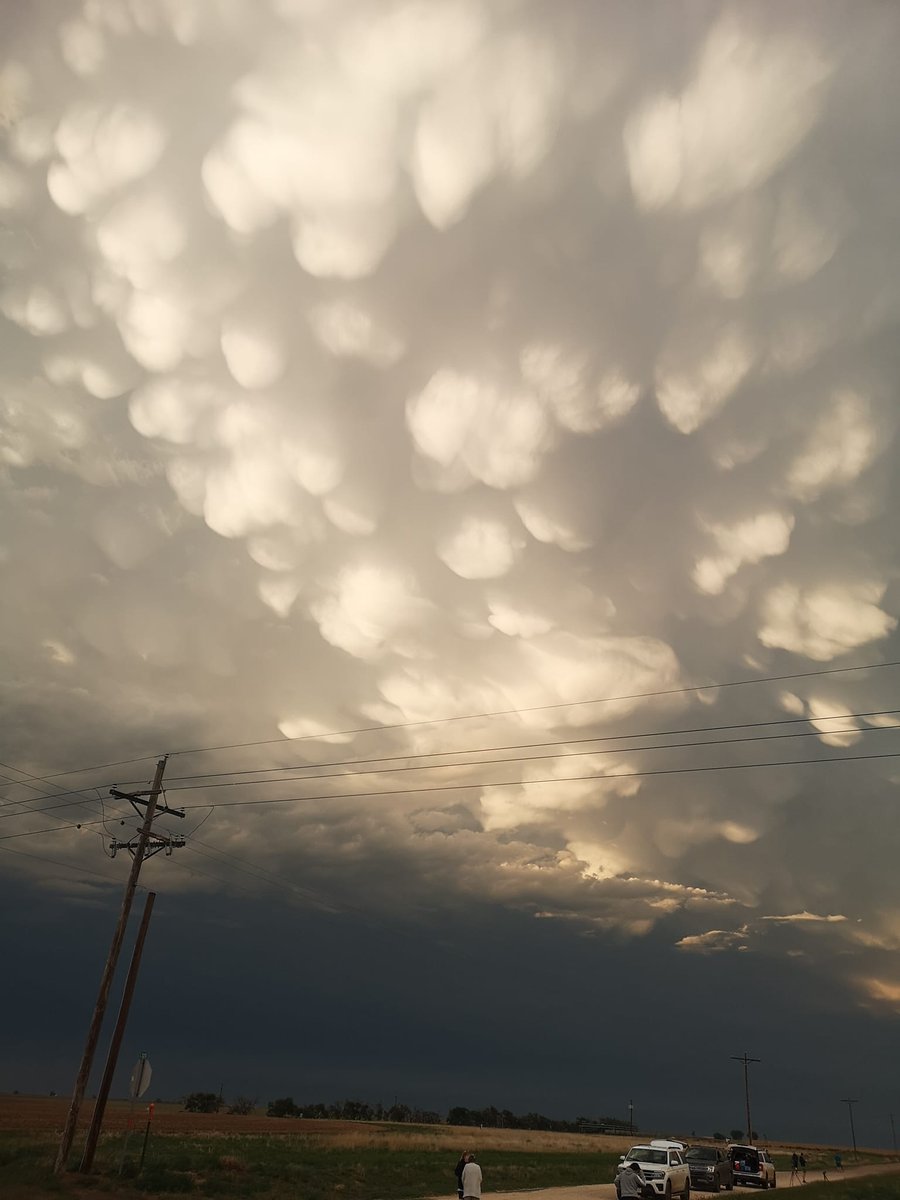 Mammatus from tours 1 and 2 of the storm chase this year - not sure there are too many more spectacular cloud types. #StormChasing #Photography #Clouds