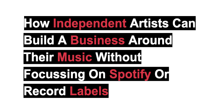 I've helped 100's of music artists monetise their fanbase.

But most don't understand the fundamentals of business. 

So I wrote a 3-page doc outlining exactly how to start a business around your music.

Like and Reply "DM" and I'll send it.

24 hours only + Must Follow Me.