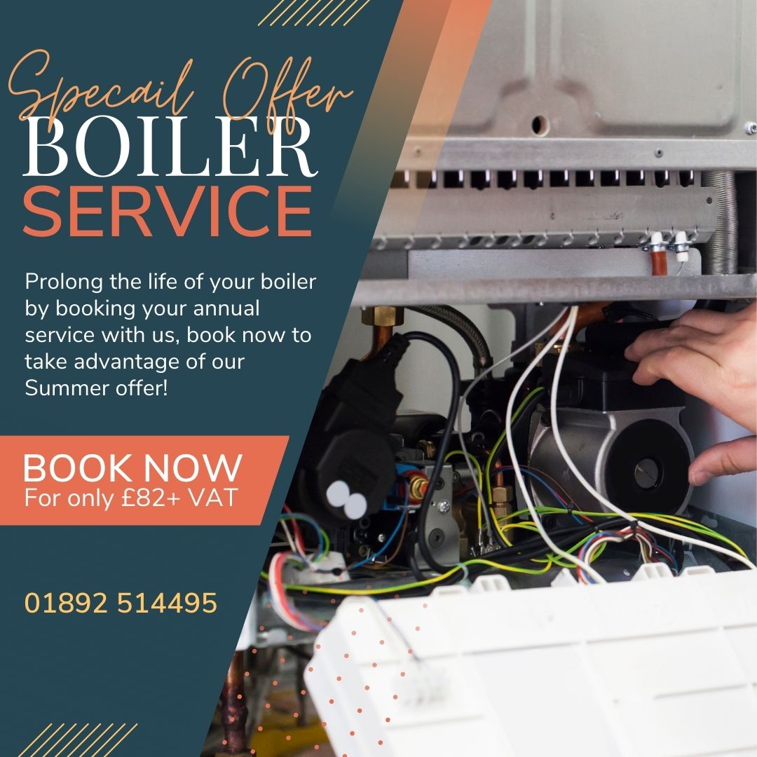 Summer Savings Alert 🚨

Keep your gas boiler working efficiently by booking your boiler service with us today! 

Book now for ONLY £82+ VAT, call our office team on 01892 514485 today📞

#gasengineer #heatingengineer #boilerservice #boiler #plumbing #heating