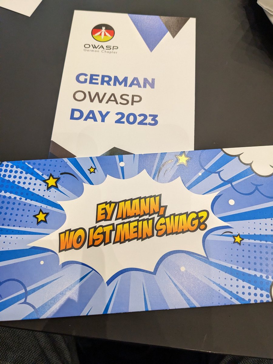 mtimo44's tweet photo. Excited to be at the German #OWASP day with @mogwailabs
If you're here just say hi :) https://t.co/5sZB2y7Wie