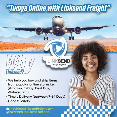 EddiePages's tweet photo. Get the link of the item you want to ship. Send it to @linksendug, they will give you the total price including taxes. Then pay 50% upfront.
Wait for a period of 7-14 days for your item to be delivered.
Pay the balance on delivery.
If you want your item shipped faster, please reach out to them.
Contact: 0750913632/0777920138
#TumyaOnline