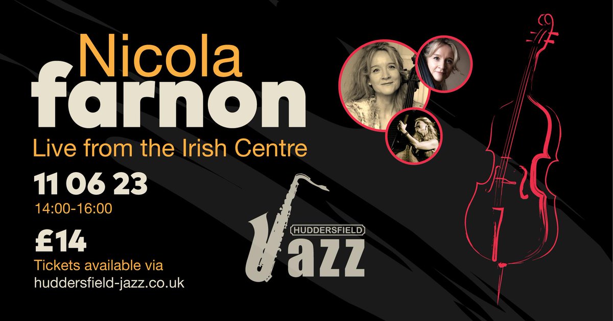 huddjazz's tweet photo. Don't forget we'll be welcoming back the fantastic Nicola Farnon on Sun 11 Jun - 2-4pm - LIVE from The Irish Centre, Huddersfield.

Tickets are priced at £14.00 and available via the Huddersfield Jazz website https://t.co/pcr1mrqrnB

#huddersfield #jazz #livemusic #livejazz https://t.co/gT3HQ5GLOD