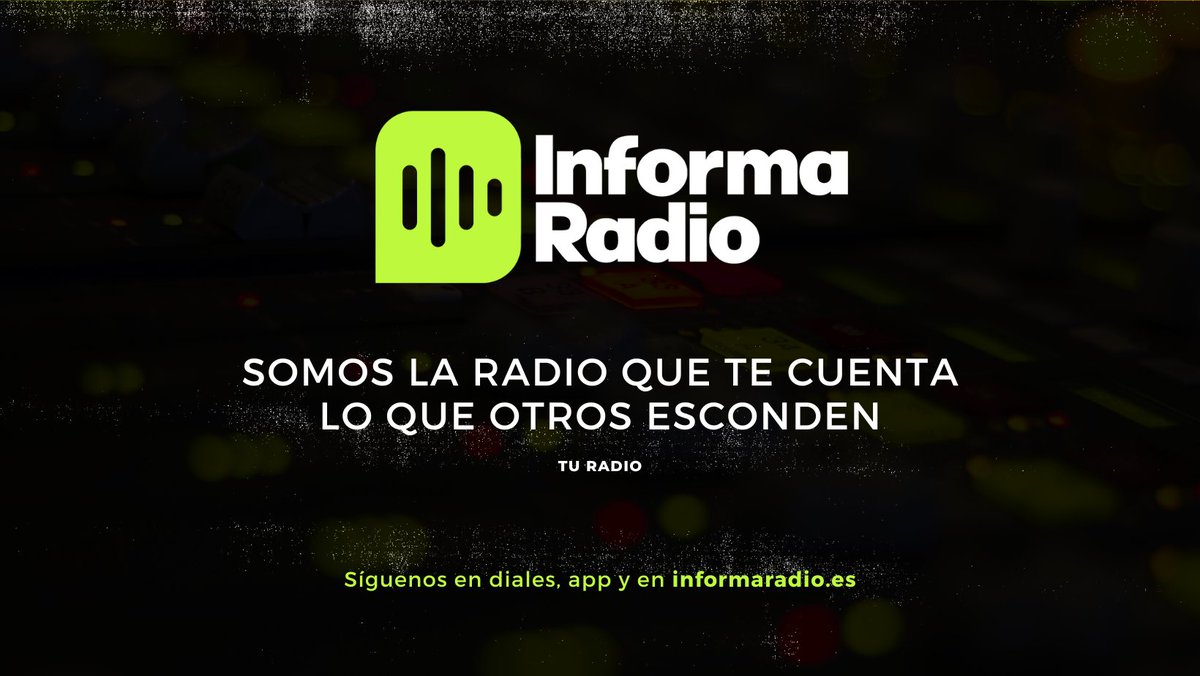 informaradio_'s tweet image. 🟢 Somos la radio que te cuenta lo que otros esconden, al servicio de lo políticamente incorrecto y de la información.
Descarga nuestra App.
🔗 Google Play: bit.ly/3F7rC1h
🔗 App Store: apple.co/3D2cHCZ
📲 ¡Síguenos también en informaradio.es!