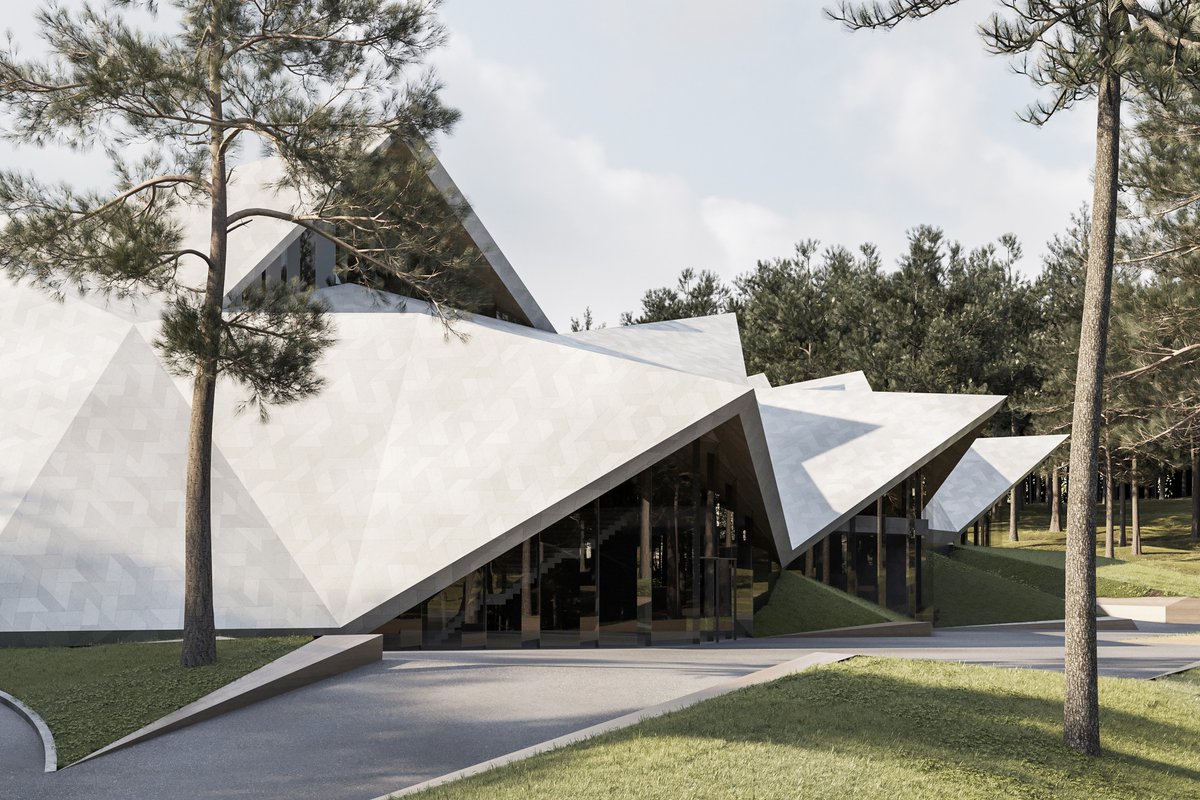 #flashback Zlatibor Spa (2017)
.
more at enota.si/projects/20191…
.
#zlatibor #residencies #resort #serbia #wood #forest #enota #enotaarchitects #architecture #parametricarchitecture #parametricdesign  #computationalarchitecture #computationaldesign
.
visualizations Spacer